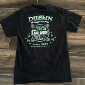 Vintage black Ireland Harley Davidson T shirt